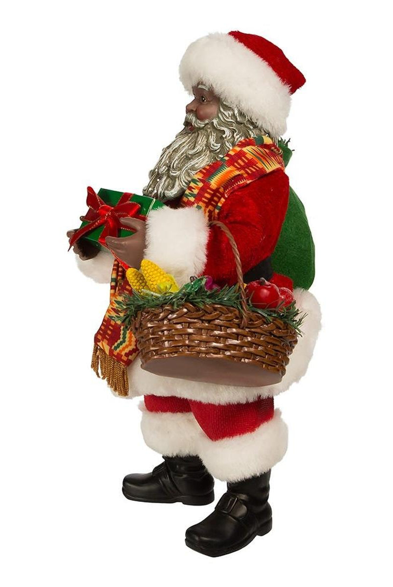 Shop For Kurt Adler 12 - Inch Fabriché Kwanzaa Santa