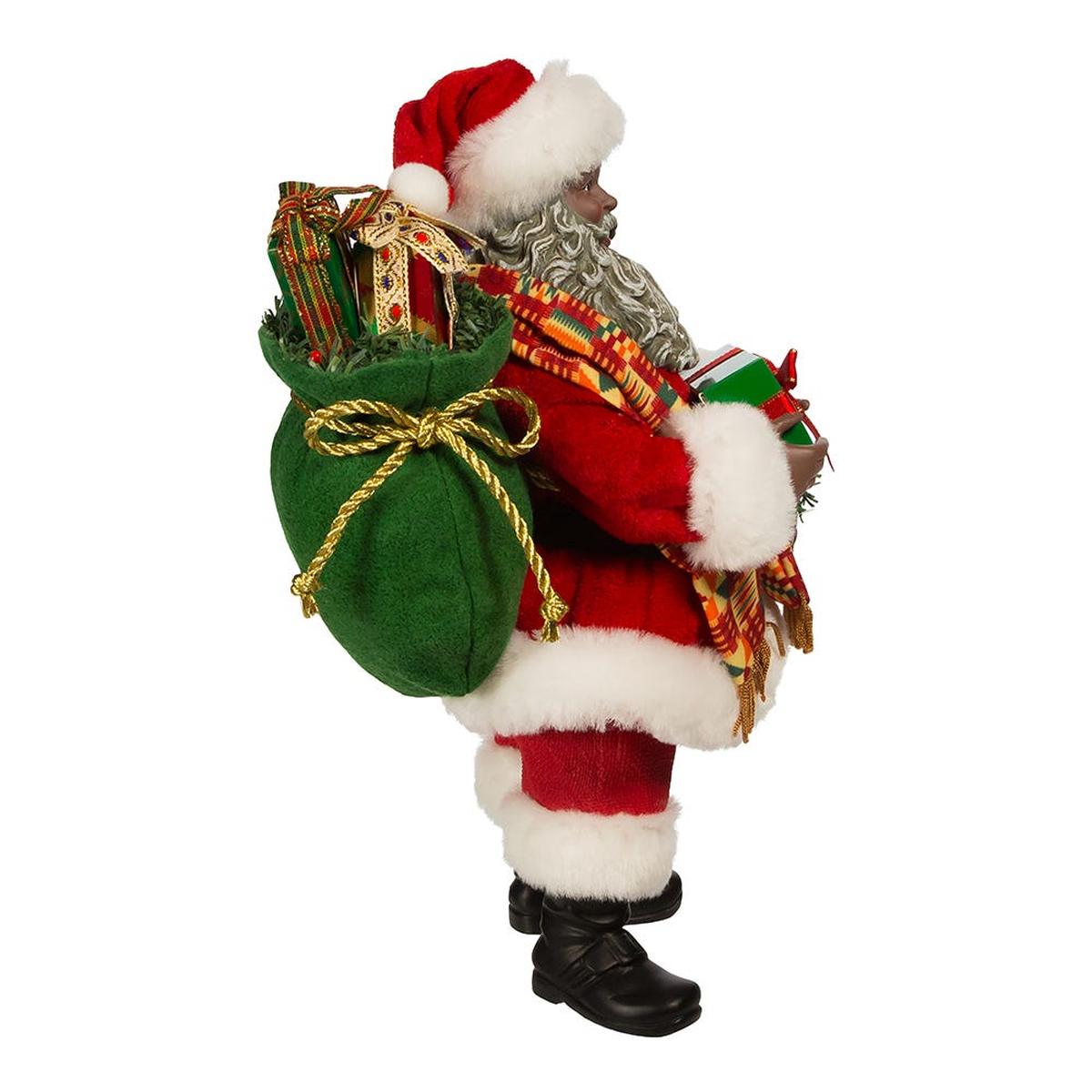 Shop For Kurt Adler 12 - Inch Fabriché Kwanzaa Santa