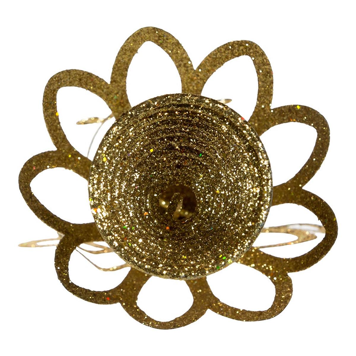 Shop For Kurt Adler 12 - Inch Gold Glitter Metal Angel Treetop