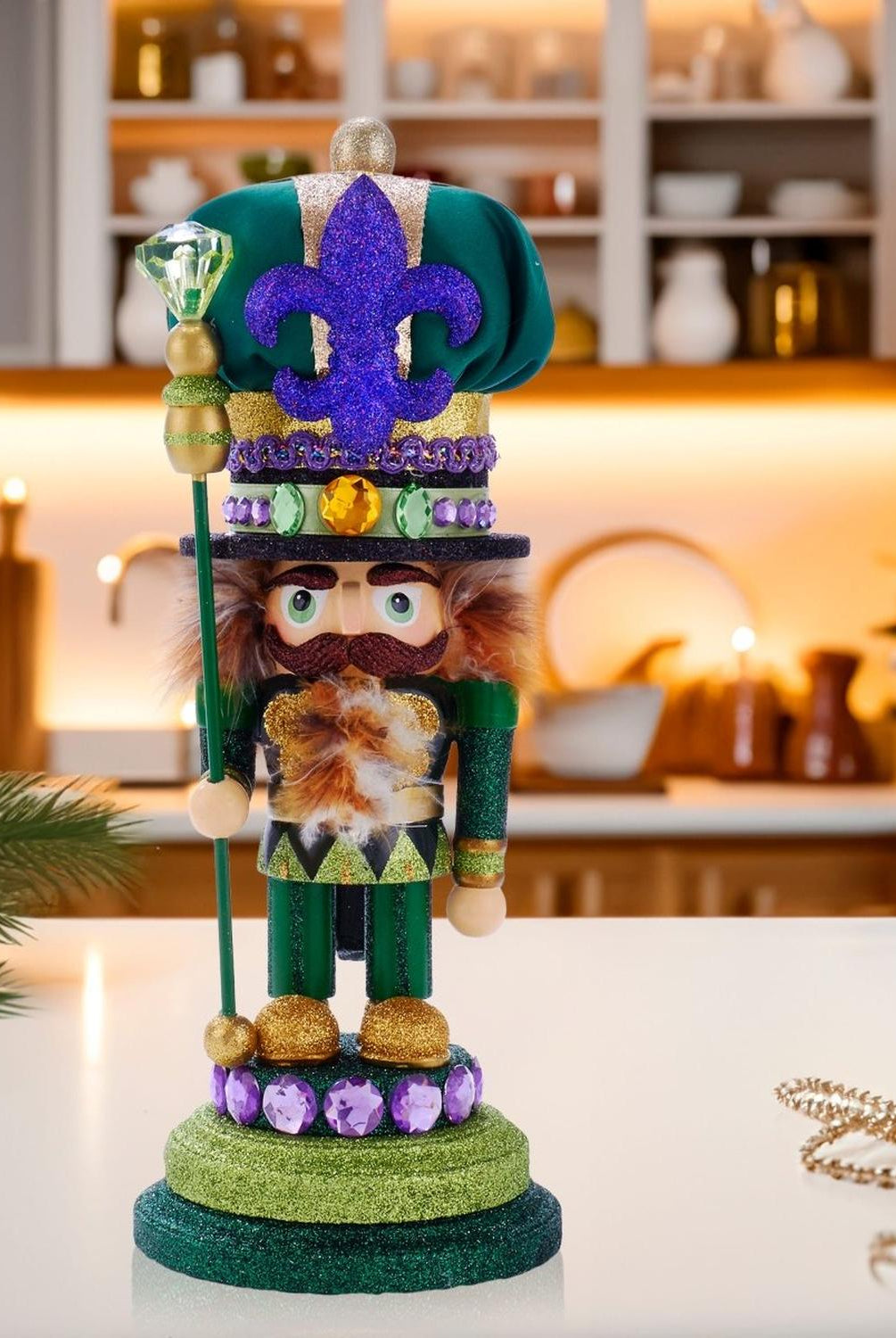 Kurt Adler 12-Inch Hollywood Mardi Gras Nutcracker