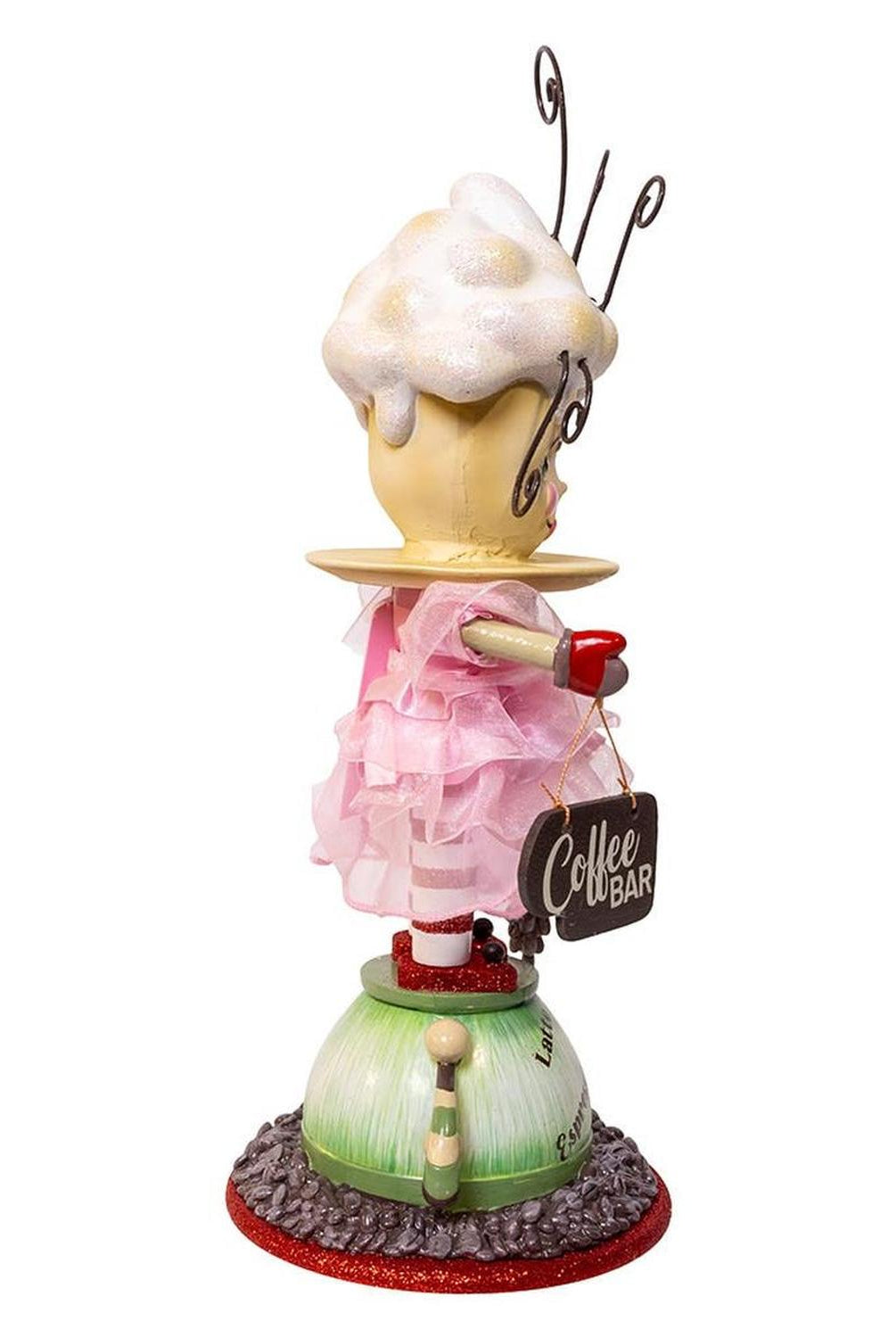 Kurt Adler 12-Inch Hollywood Nutcrackers Coffee Girl Nutcracker