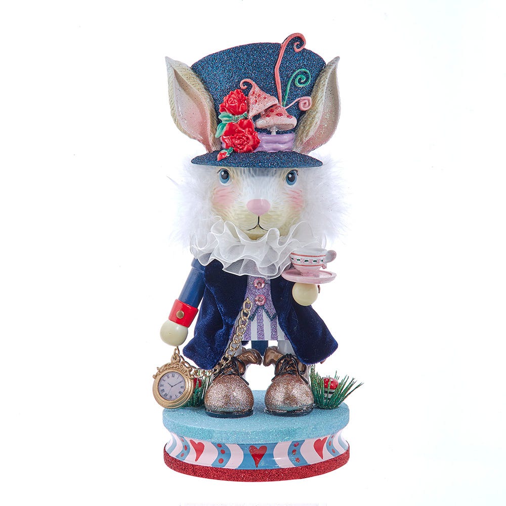 Shop For Kurt Adler 12 - Inch Hollywood Nutcrackers White Rabbit Nutcracker