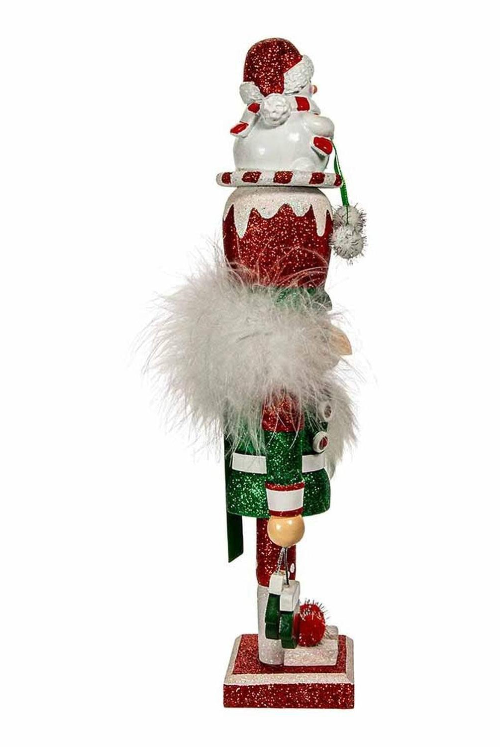 Kurt Adler 12-Inch Hollywood Snowman Hat Nutcracker