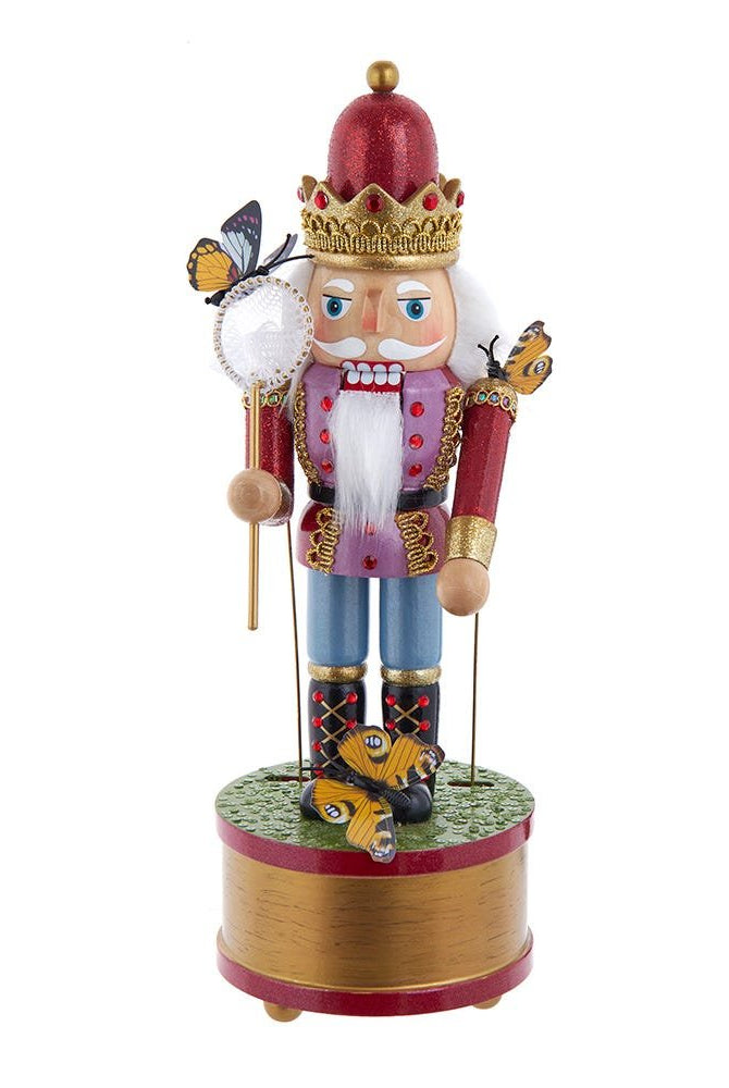 Shop For Kurt Adler 12 - Inch Musical Butterfly Catcher Nutcracker