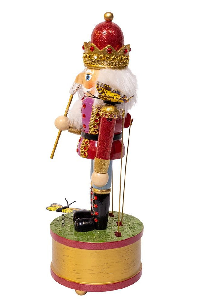 Shop For Kurt Adler 12 - Inch Musical Butterfly Catcher Nutcracker