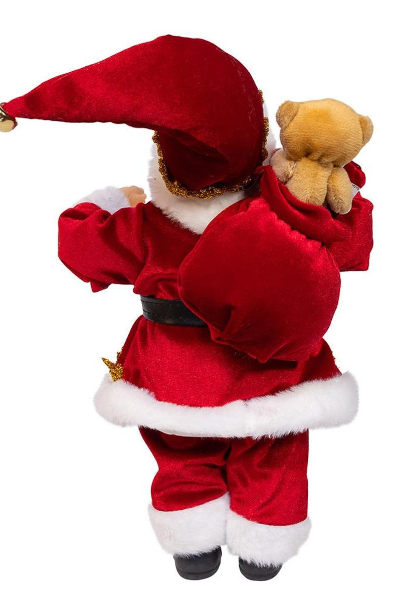 Shop For Kurt Adler 12 - Inch Standing Christmas Santa with Sack