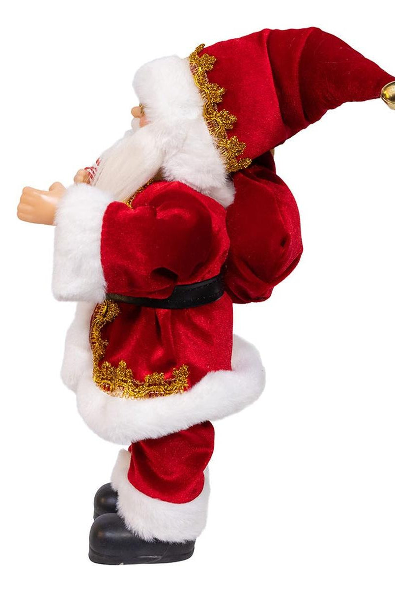 Shop For Kurt Adler 12 - Inch Standing Christmas Santa with Sack