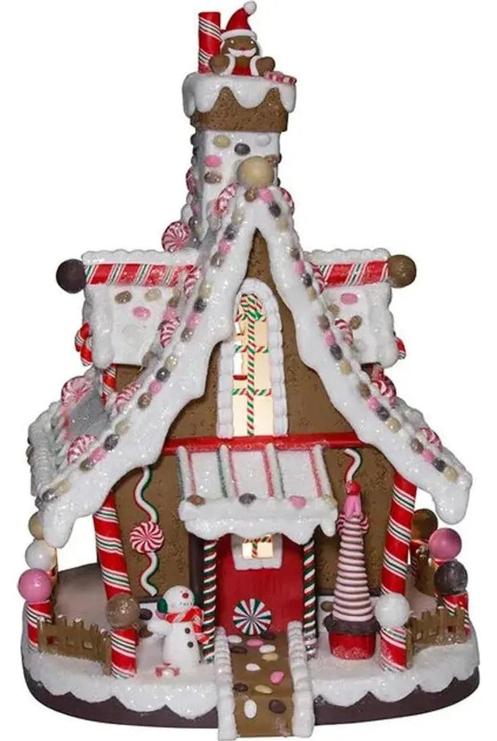 Kurt Adler 12" Lighted Christmas Gingerbread House