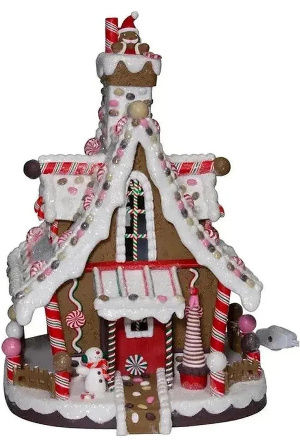 Kurt Adler 12" Lighted Christmas Gingerbread House