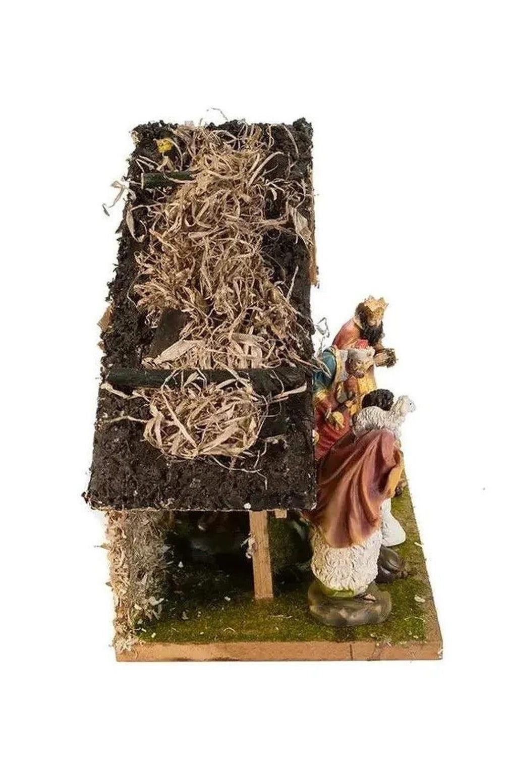 Shop For Kurt Adler 12" Nativity Set with Stable and 10 Figures