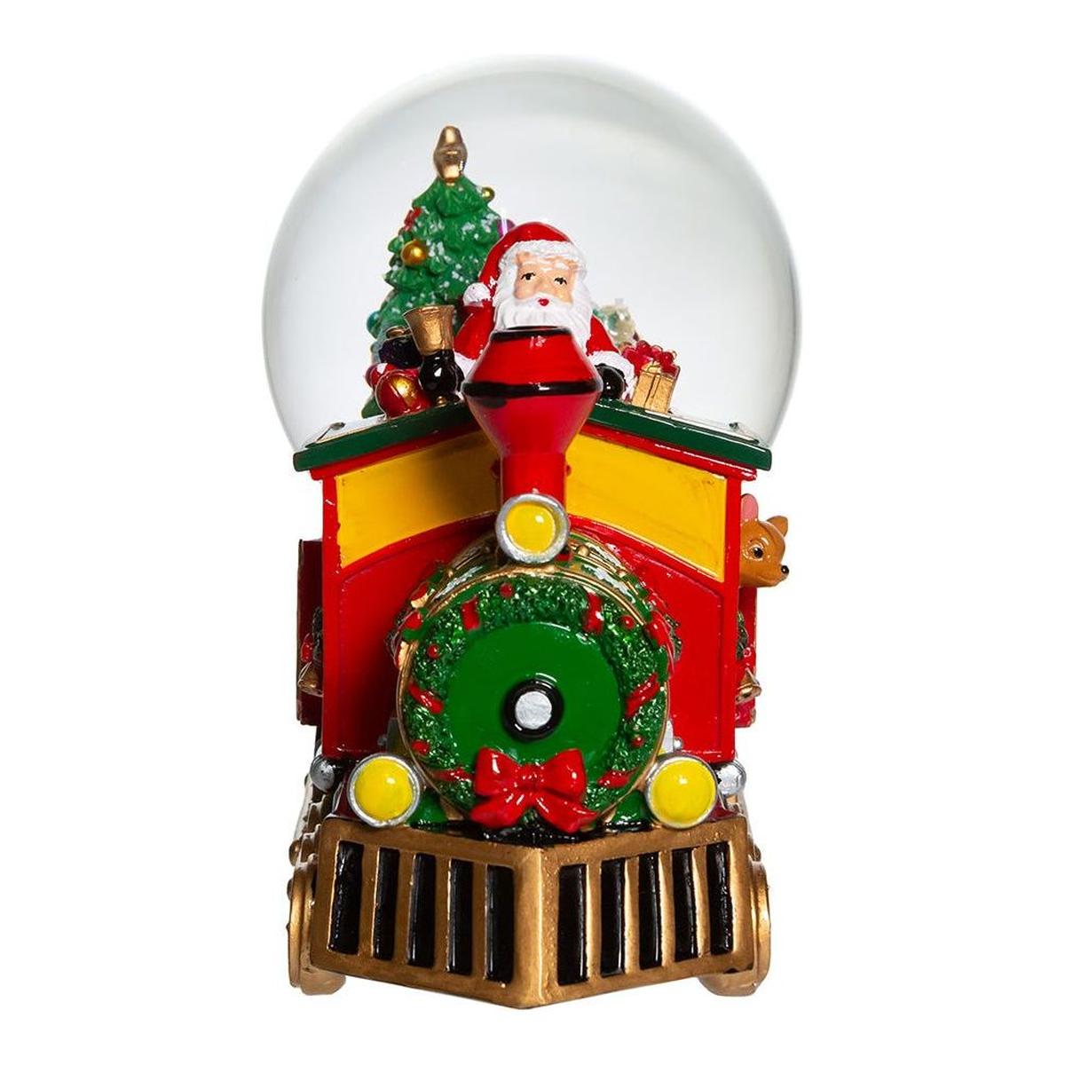 Shop For Kurt Adler 120MM Musical Santa Driving Train Water Globe