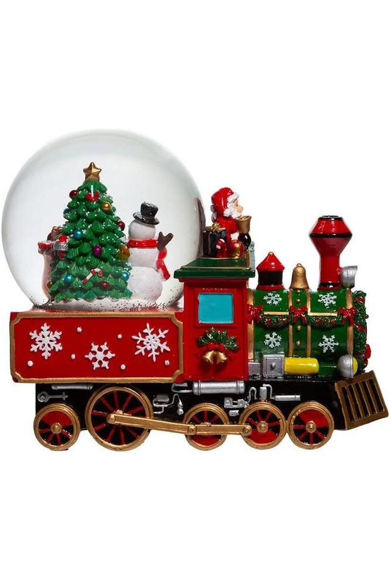 Shop For Kurt Adler 120MM Musical Santa Driving Train Water Globe