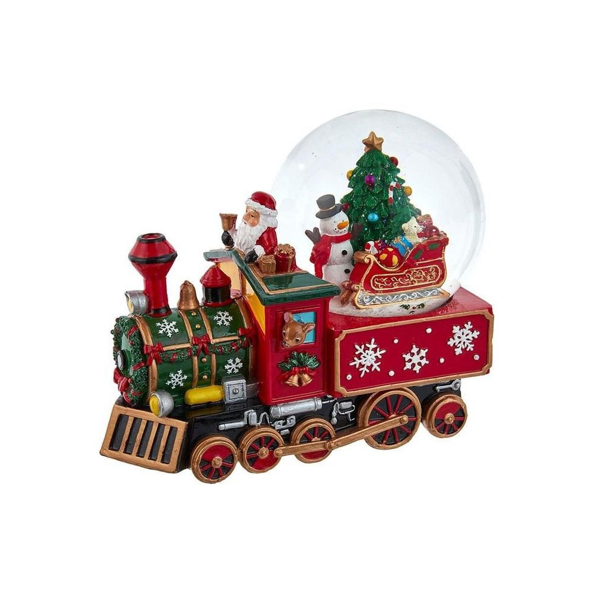 Shop For Kurt Adler 120MM Musical Santa Driving Train Water Globe