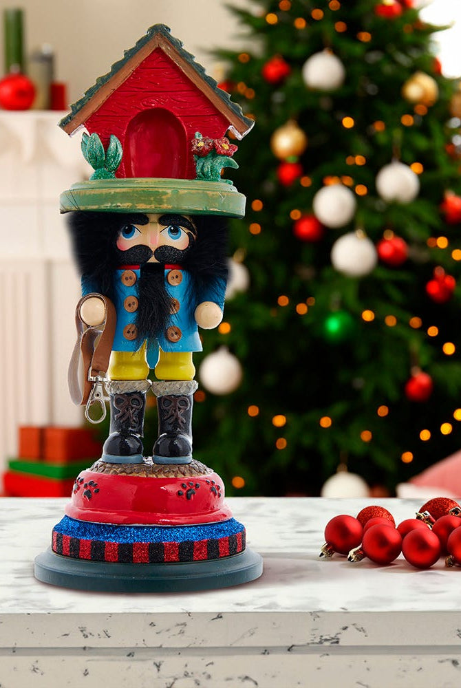 Shop For Kurt Adler 14 - Inch Hollywood Dog House Hat Nutcracker