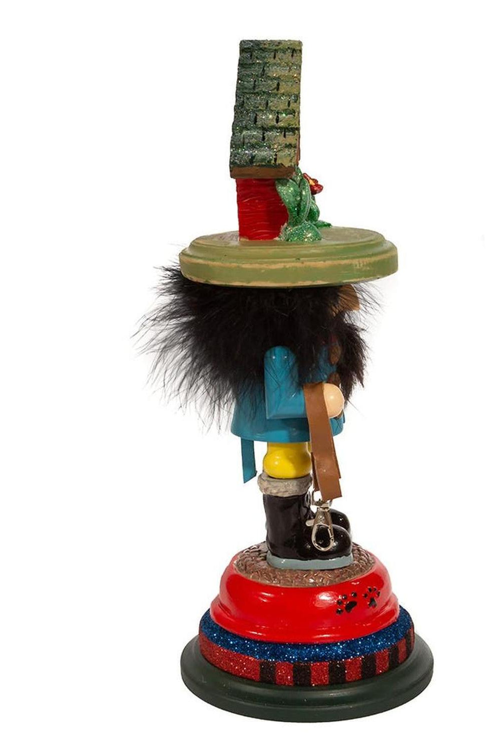 Kurt Adler 14-Inch Hollywood Dog House Hat Nutcracker