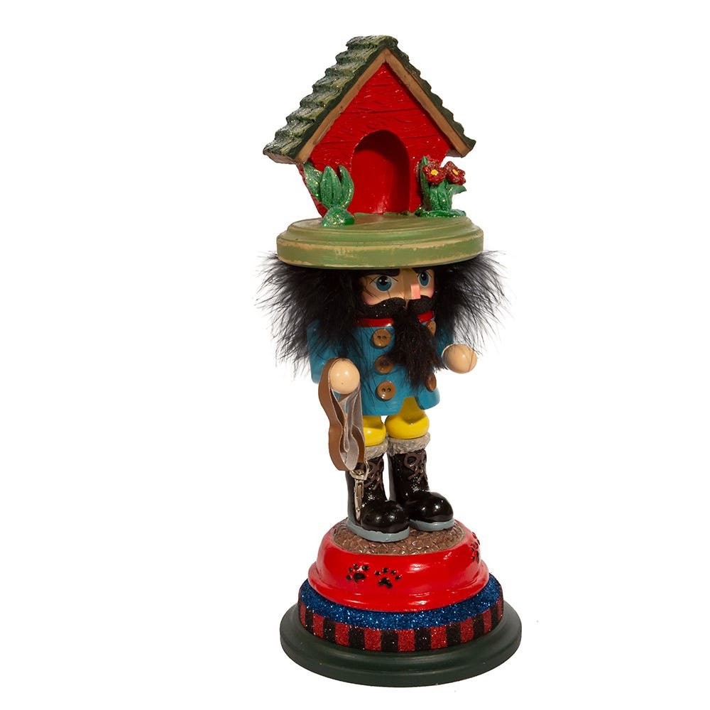 Shop For Kurt Adler 14 - Inch Hollywood Dog House Hat Nutcracker