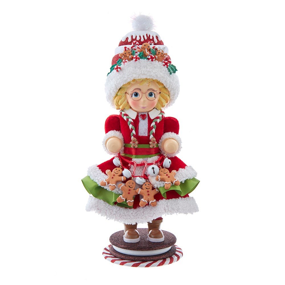 Shop For Kurt Adler 14 - Inch Hollywood Nutcrackers Mrs. Claus Gingerbread Nutcracker