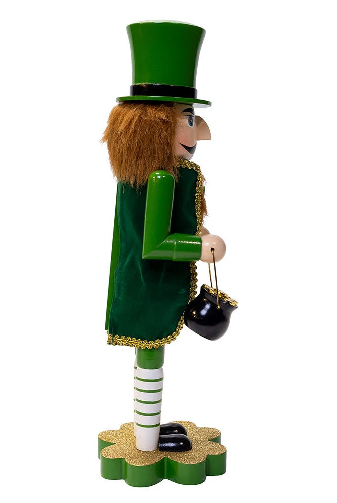 Shop For Kurt Adler 14 - Inch Leprechaun Soldier Nutcracker