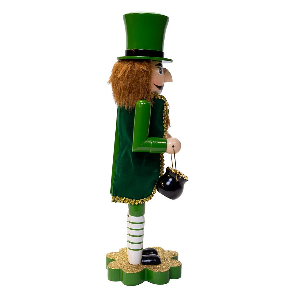 Shop For Kurt Adler 14 - Inch Leprechaun Soldier Nutcracker