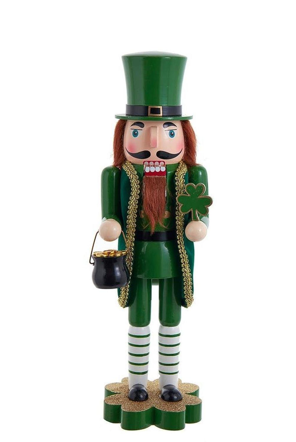 Kurt Adler 14-Inch Leprechaun Soldier Nutcracker