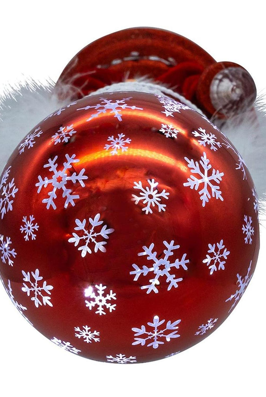 Kurt Adler 14.5-Inch Musical Red Soldier With Water Globe Nutcracker