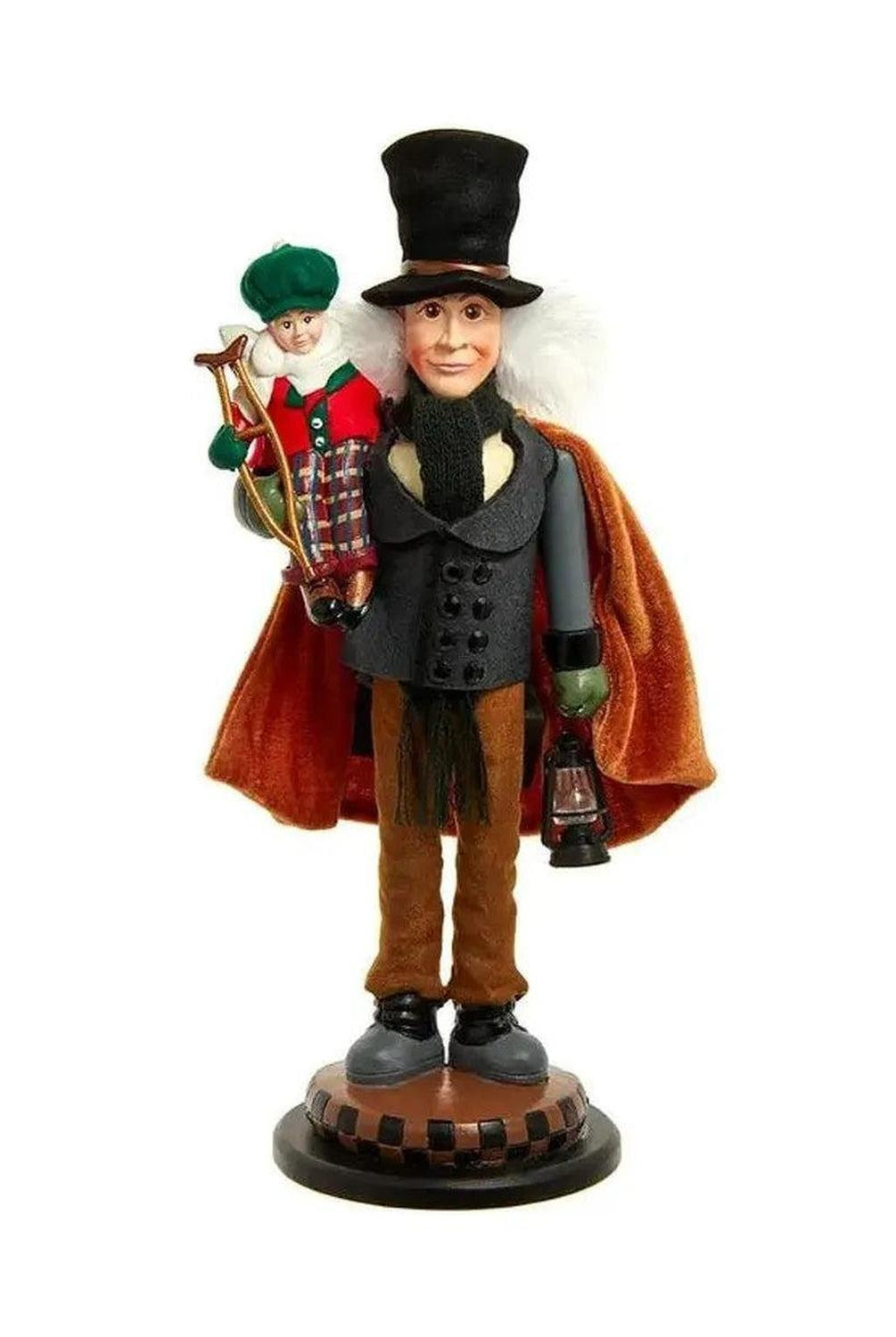 Kurt Adler 15" Hollywood Nutcrackers™ Bob Cratchit & Tiny Tim Nutcracker