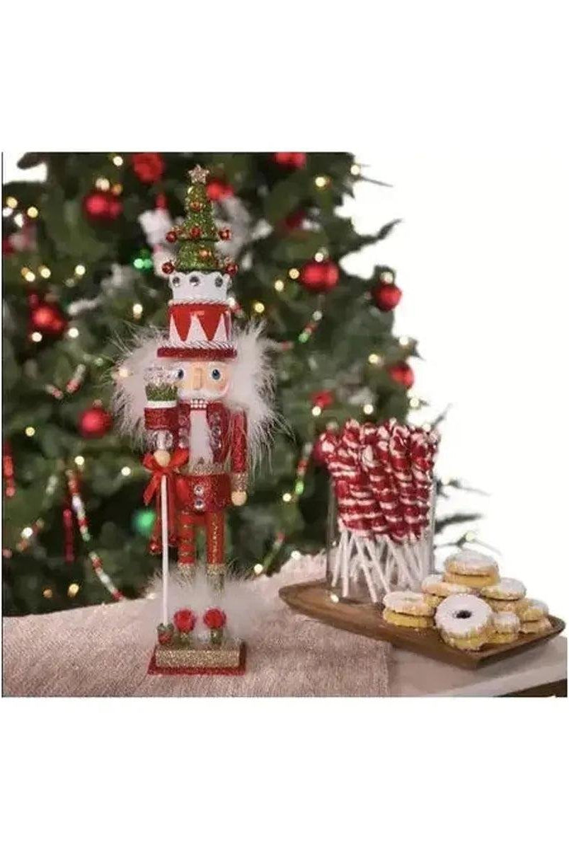 Shop For Kurt Adler 15" Hollywood Nutcrackers™ Red and Green Tree Hat Nutcracker