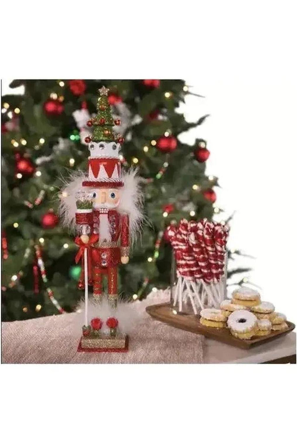 Shop For Kurt Adler 15" Hollywood Nutcrackers™ Red and Green Tree Hat Nutcracker