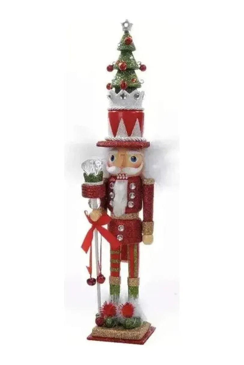 Shop For Kurt Adler 15" Hollywood Nutcrackers™ Red and Green Tree Hat Nutcracker