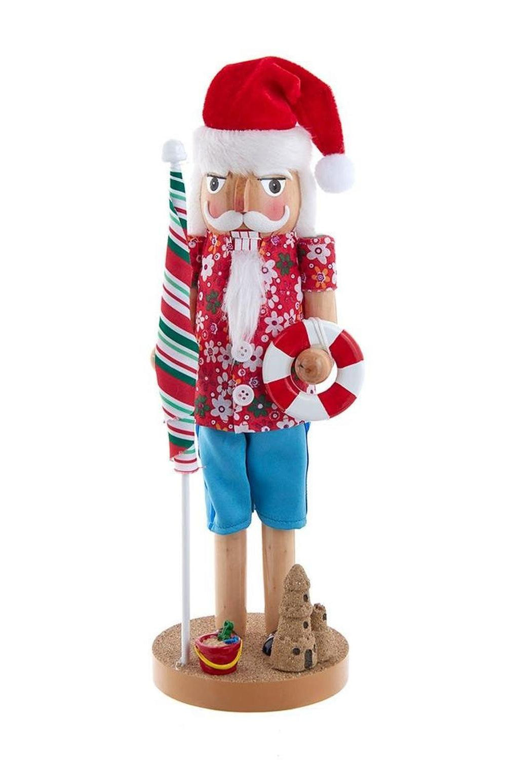 Kurt Adler 15-Inch Beach Santa Nutcracker