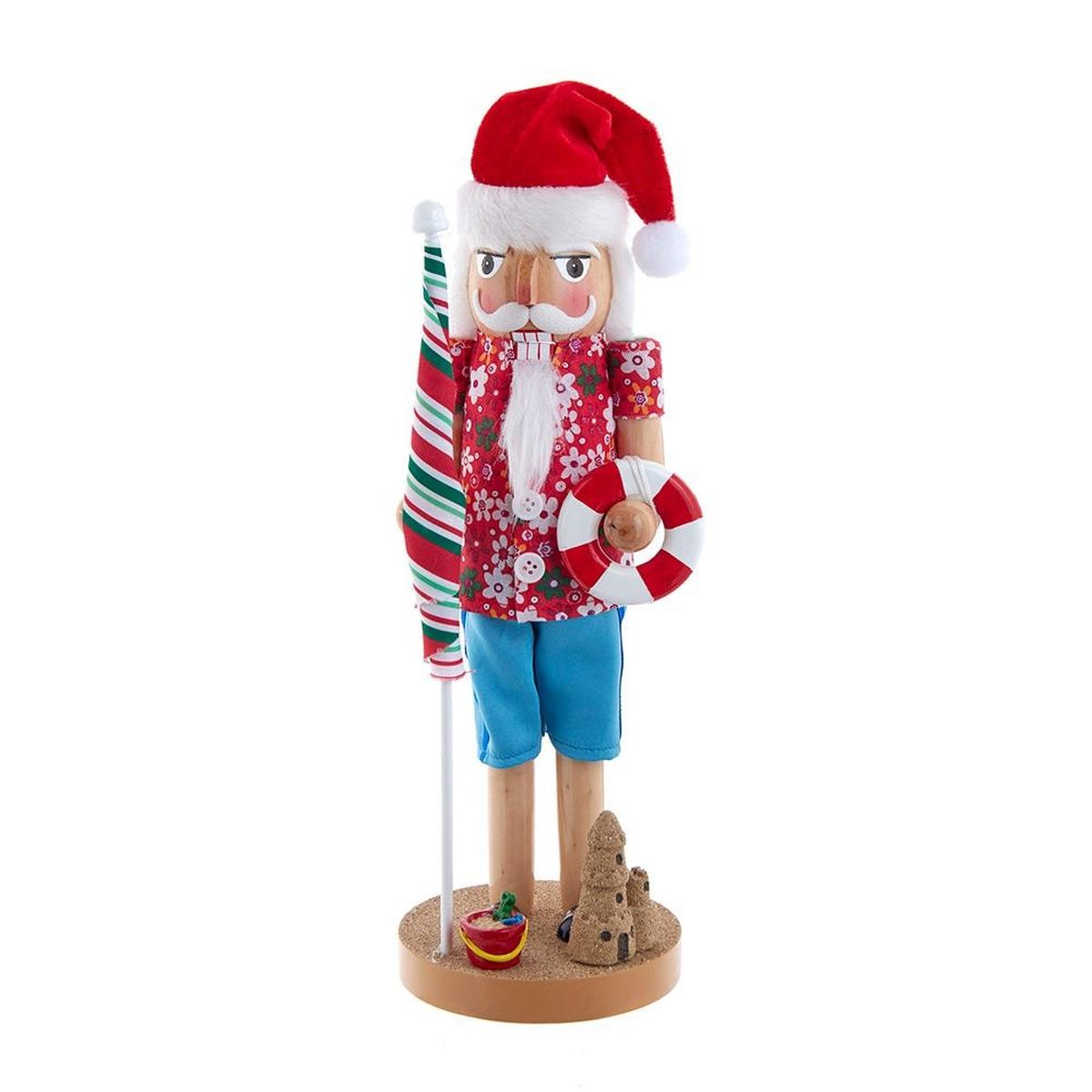 Shop For Kurt Adler 15 - Inch Beach Santa Nutcracker