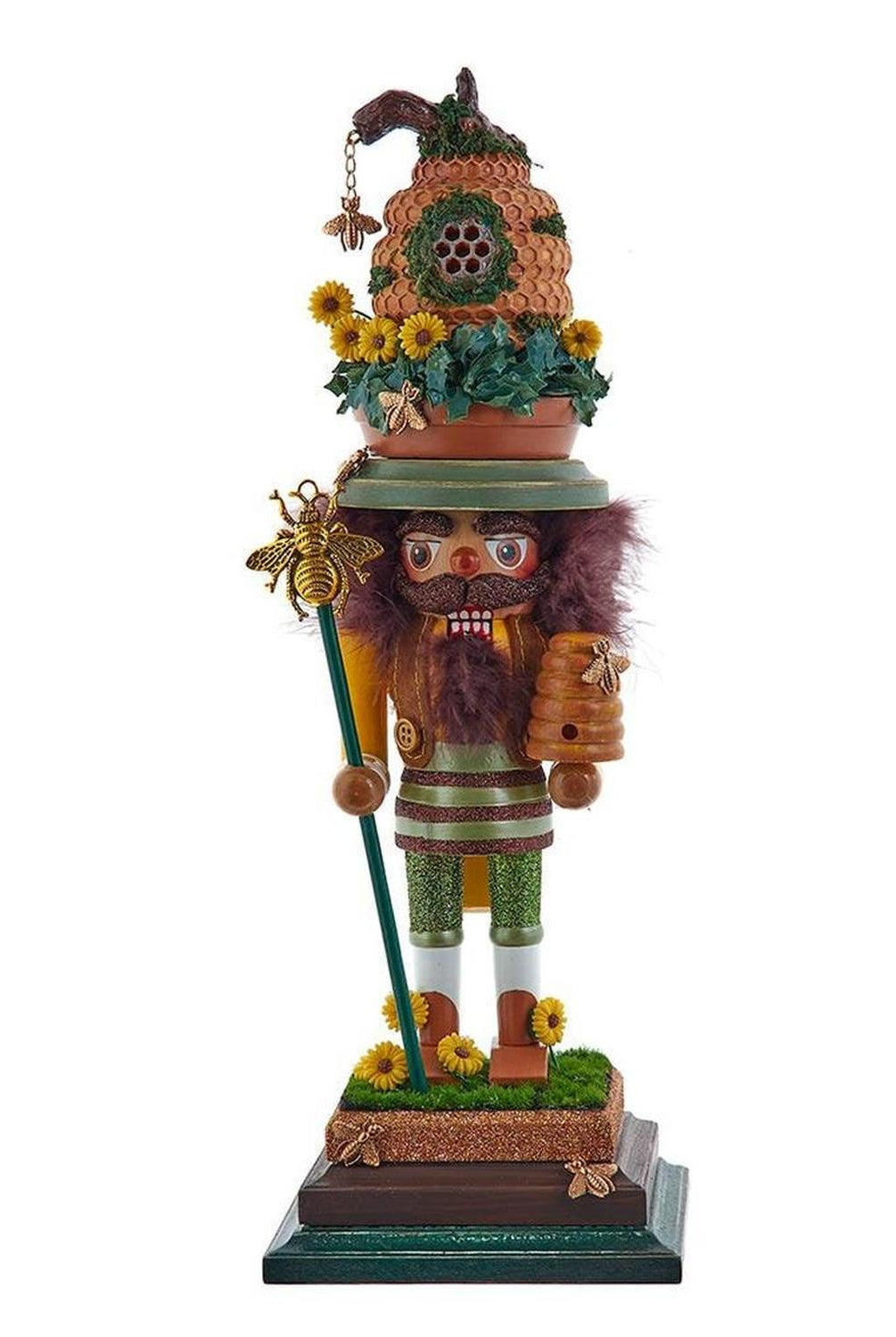 Kurt Adler 15-Inch Hollywood Nutcrackers Bee Keeper Nutcracker