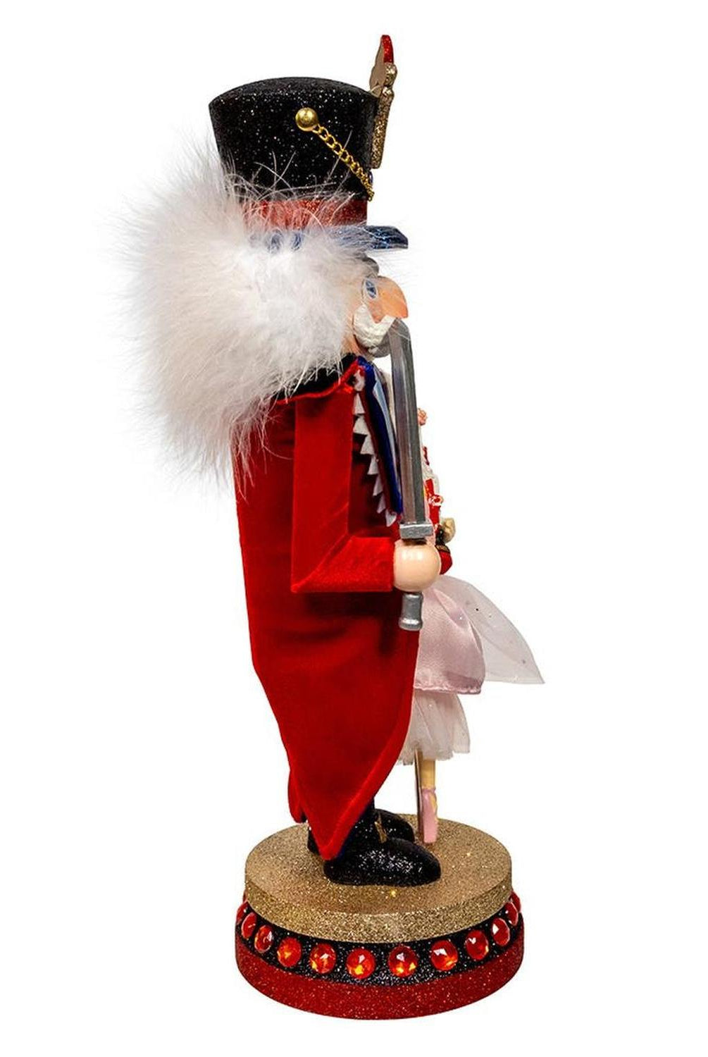Kurt Adler 15-Inch Hollywood Nutcrackers Prince with Clara Nutcracker