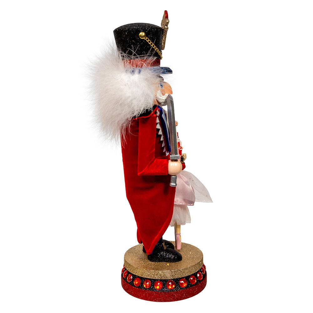 Shop For Kurt Adler 15 - Inch Hollywood Nutcrackers Prince with Clara Nutcracker