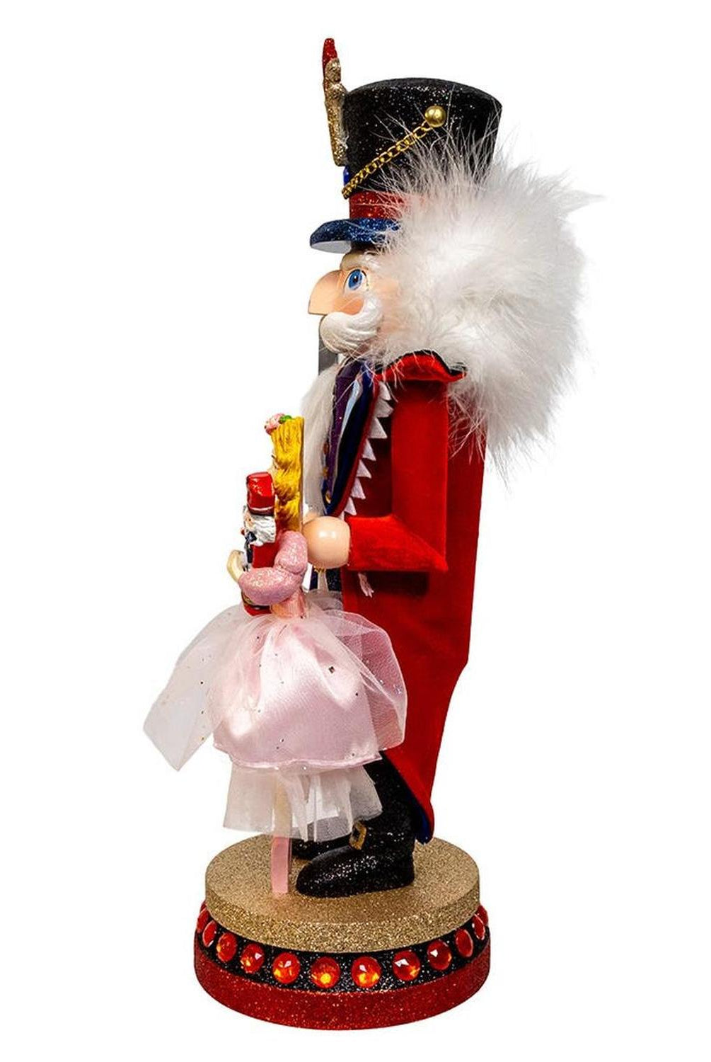 Kurt Adler 15-Inch Hollywood Nutcrackers Prince with Clara Nutcracker