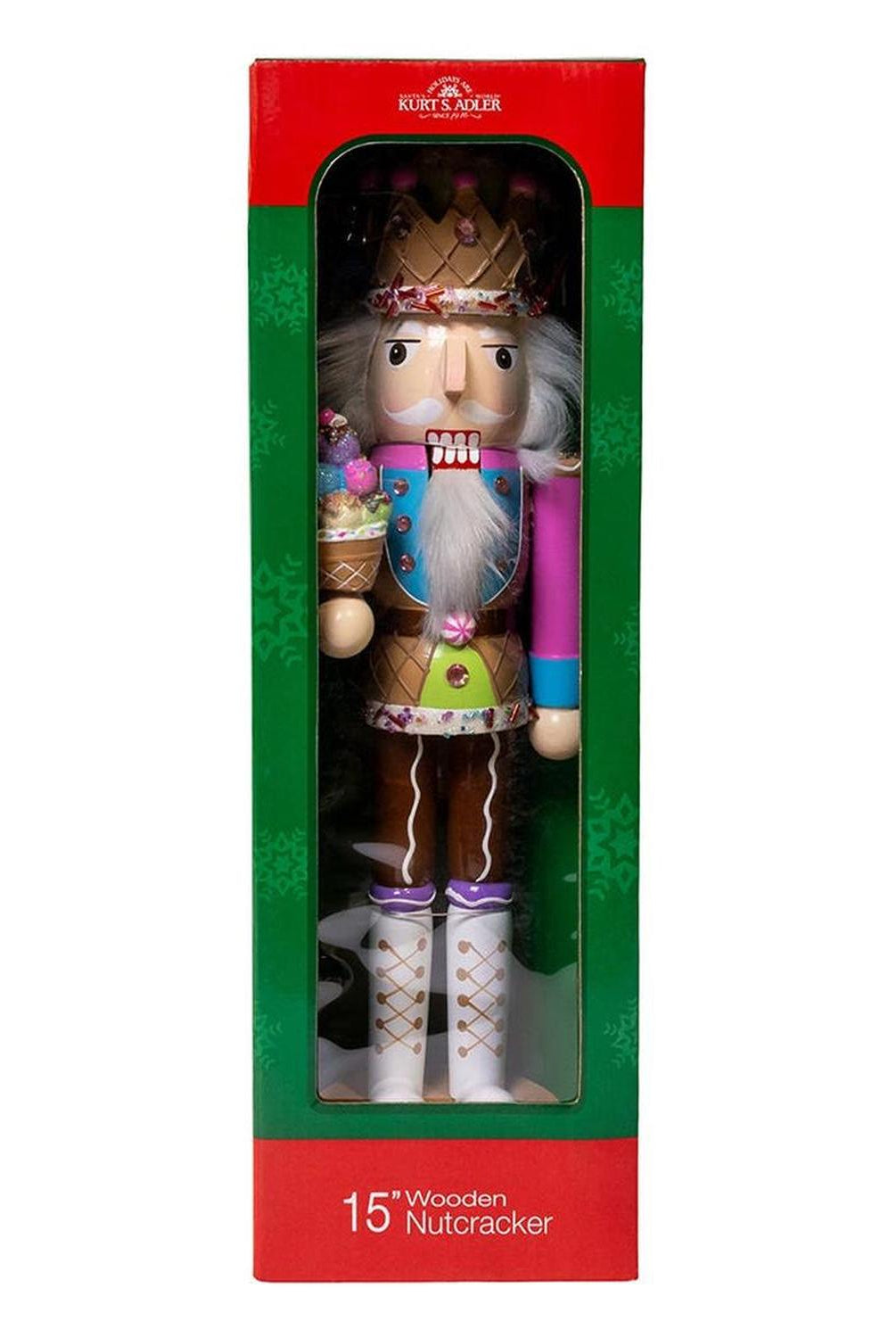 Kurt Adler 15-Inch Ice Cream Nutcracker