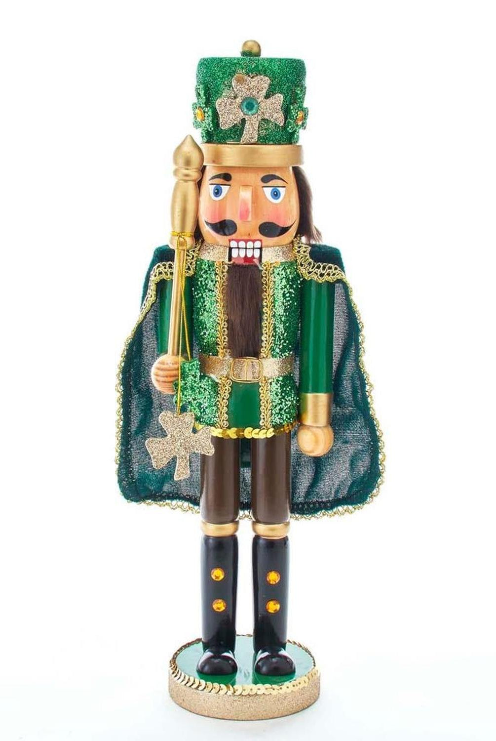 Kurt Adler 15-Inch Irish Nutcracker With Cape