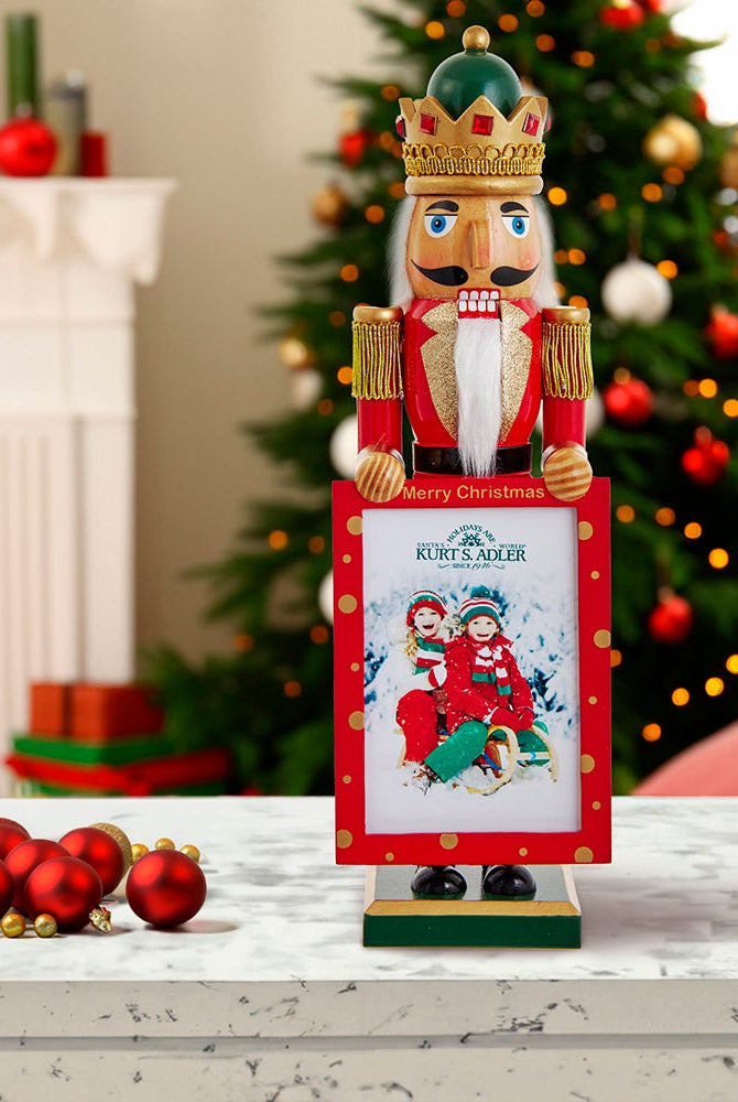 Shop For Kurt Adler 15 - Inch Nutcracker King Holding Picture Frame
