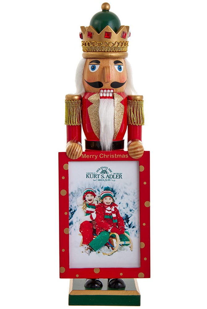 Shop For Kurt Adler 15 - Inch Nutcracker King Holding Picture Frame