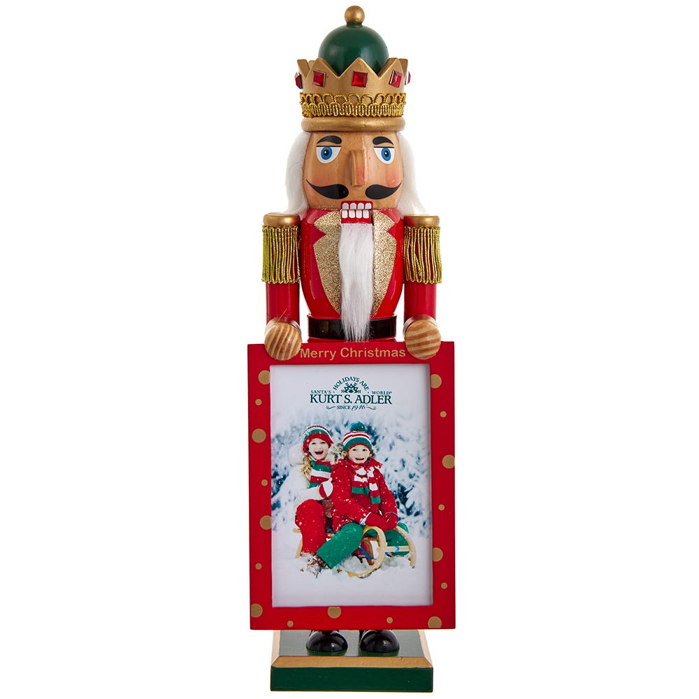Shop For Kurt Adler 15 - Inch Nutcracker King Holding Picture Frame