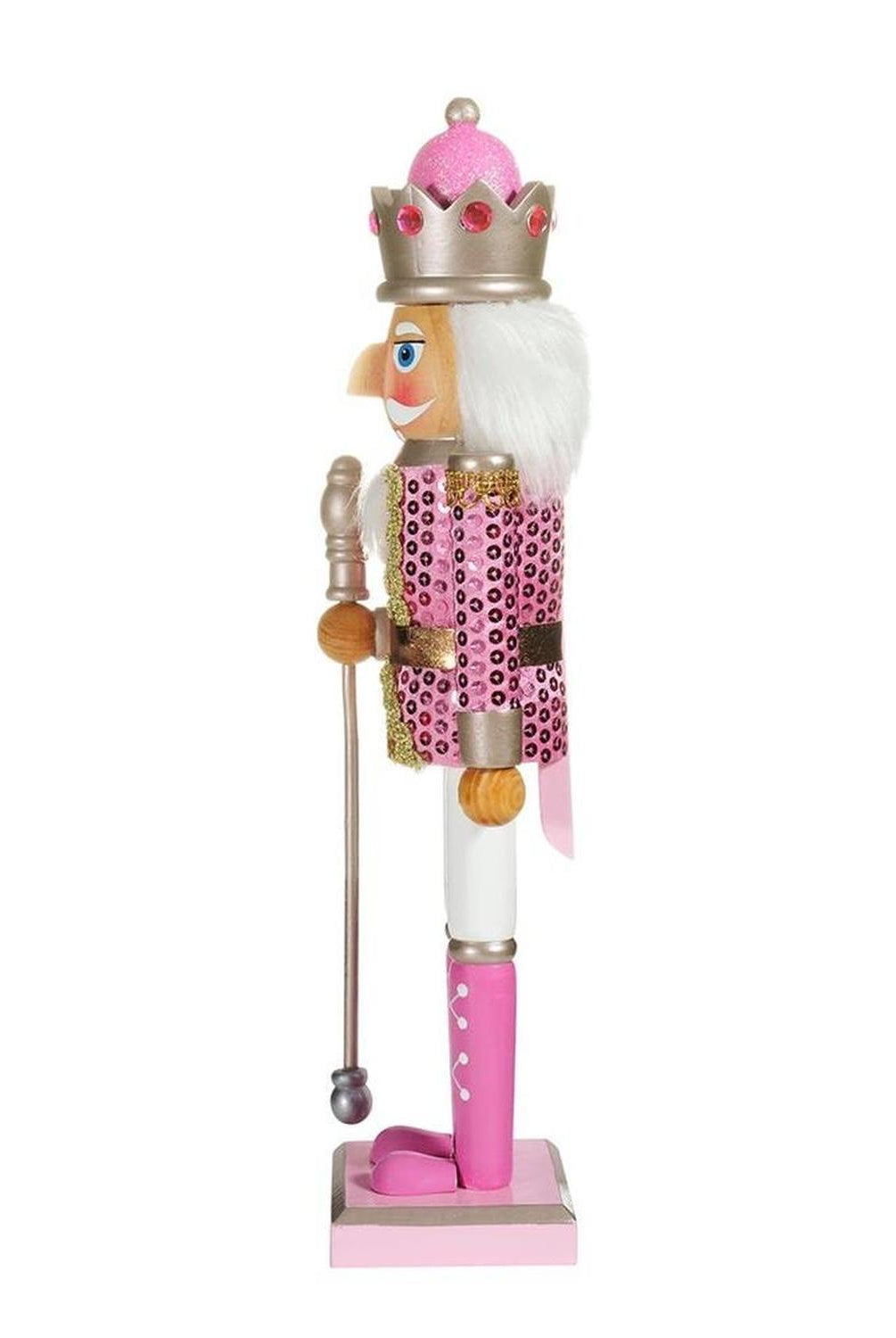 Kurt Adler 15-Inch Pink Nutcracker