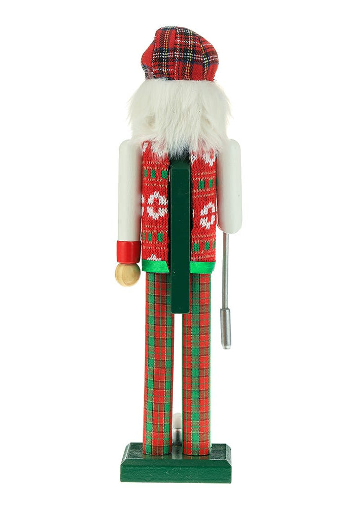 Shop For Kurt Adler 15 - Inch Red and Green Golfer Nutcracker