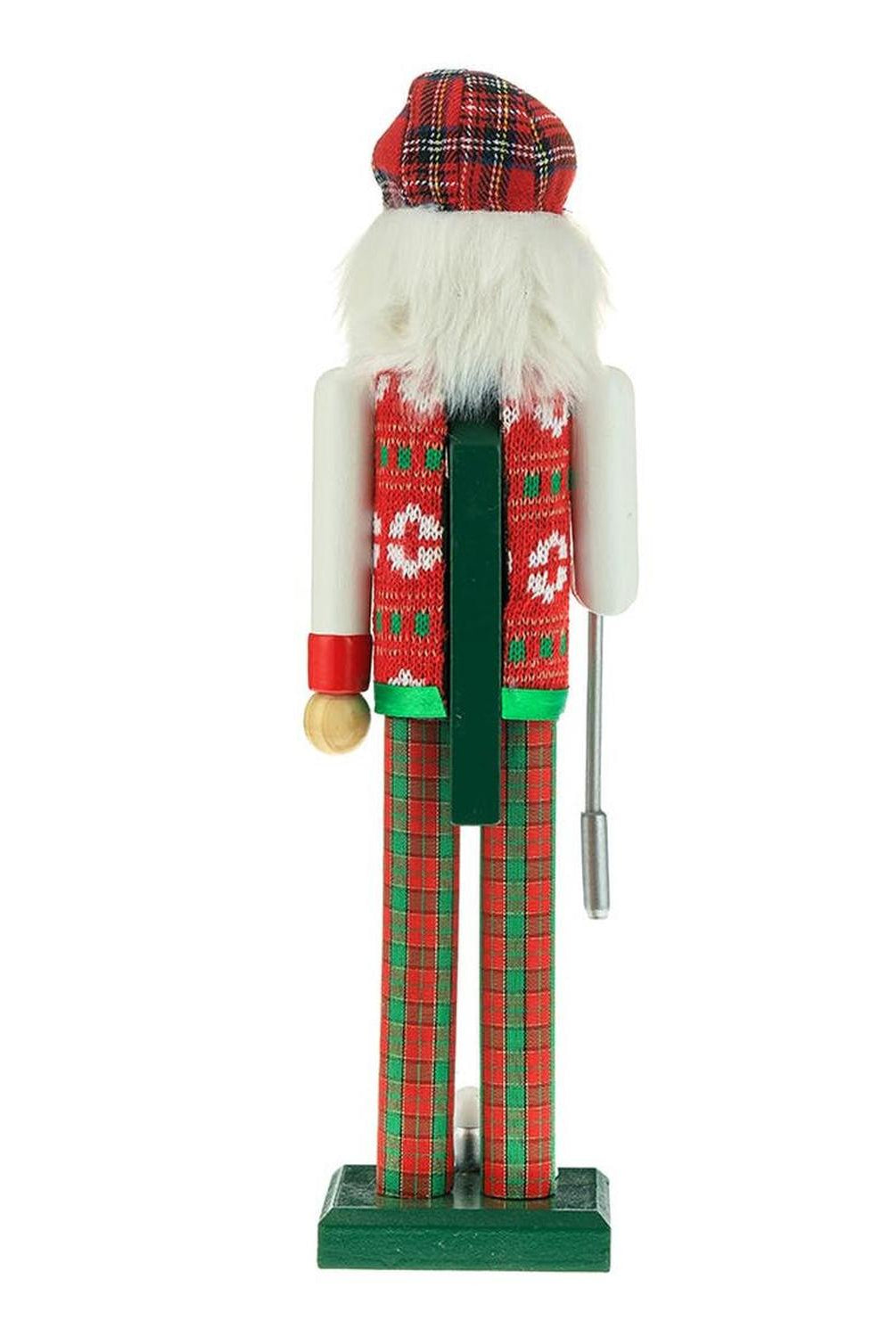 Kurt Adler 15-Inch Red and Green Golfer Nutcracker
