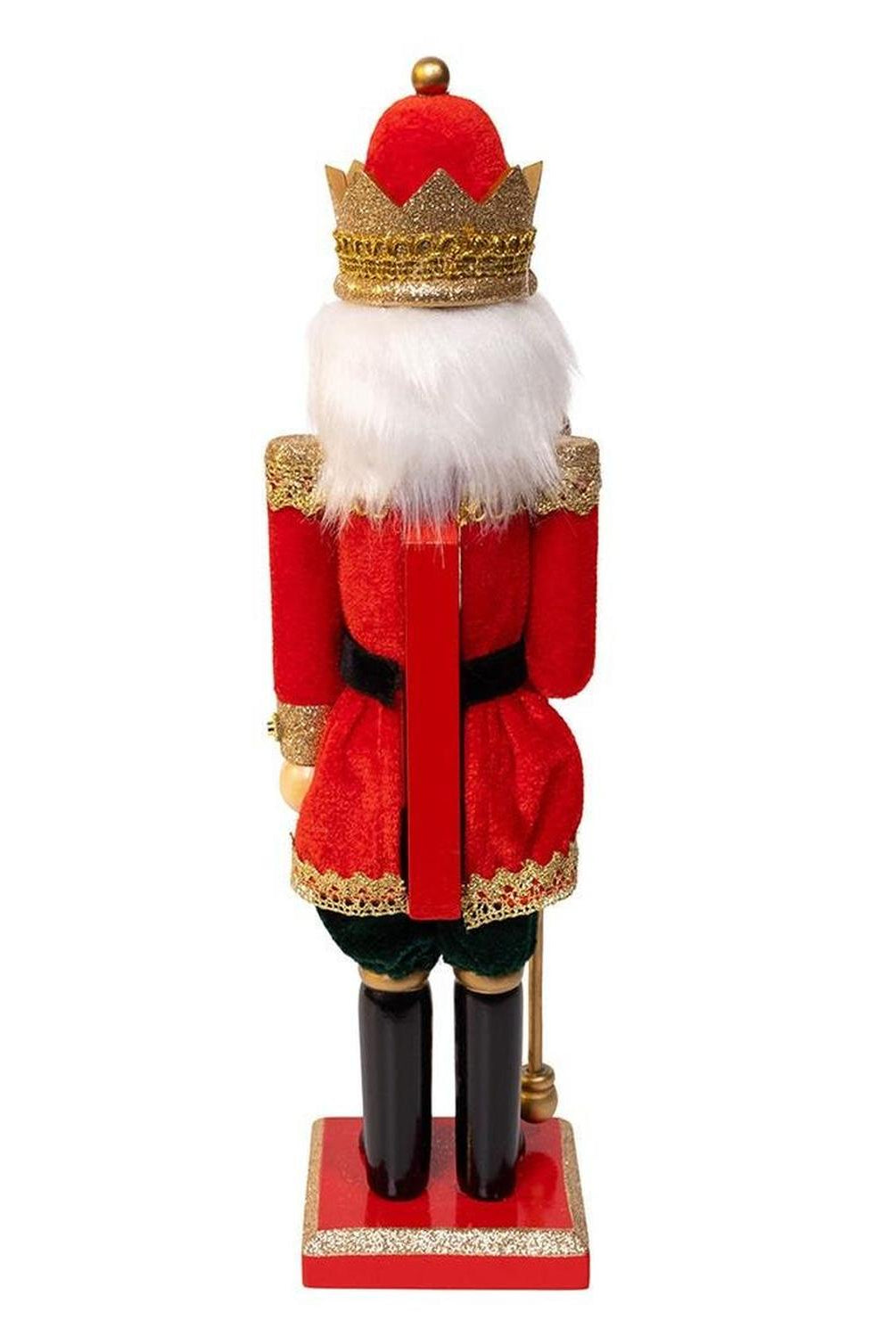 Kurt Adler 15-Inch Red and Green King Nutcracker