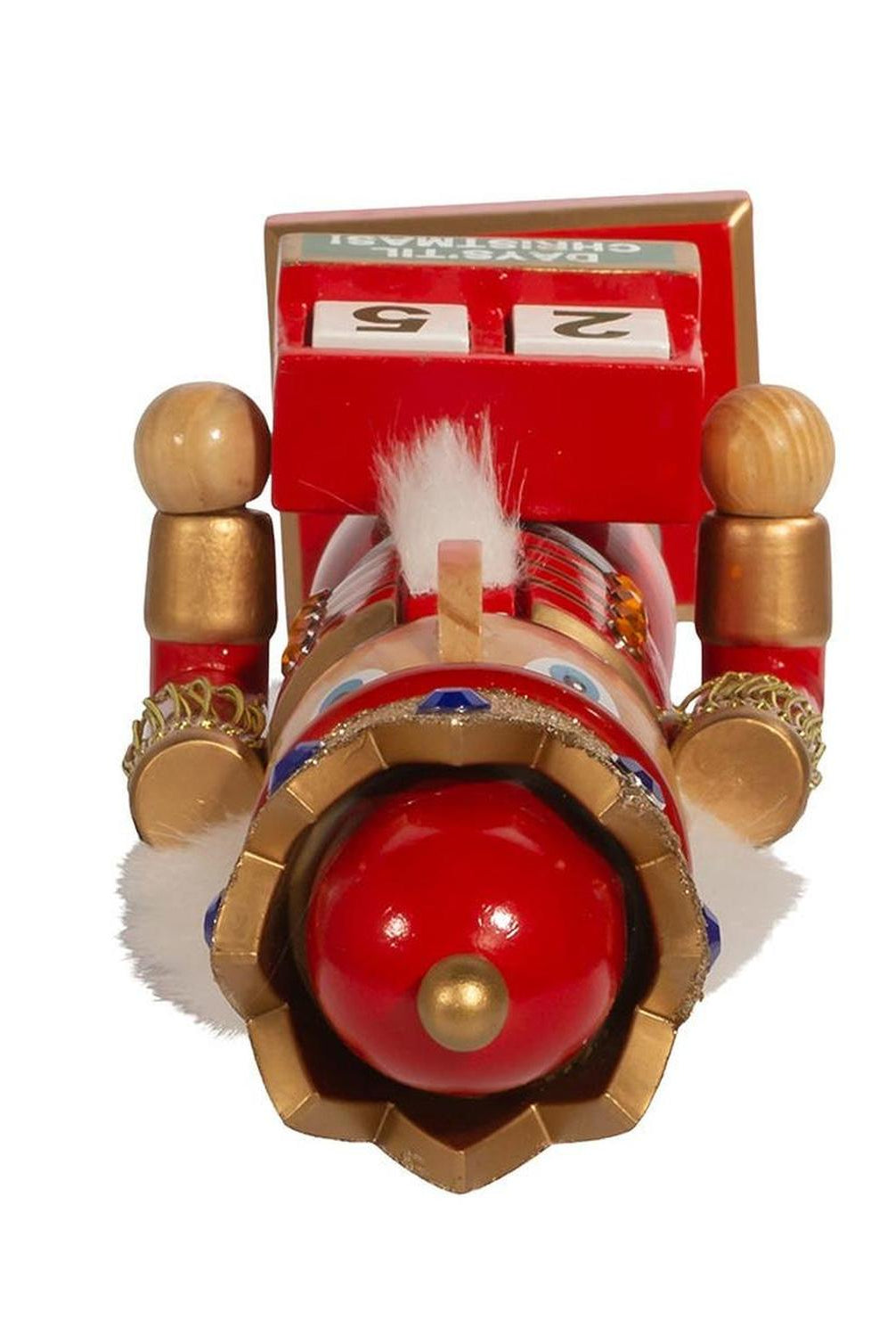 Kurt Adler 15-Inch Red King Nutcracker with Calendar