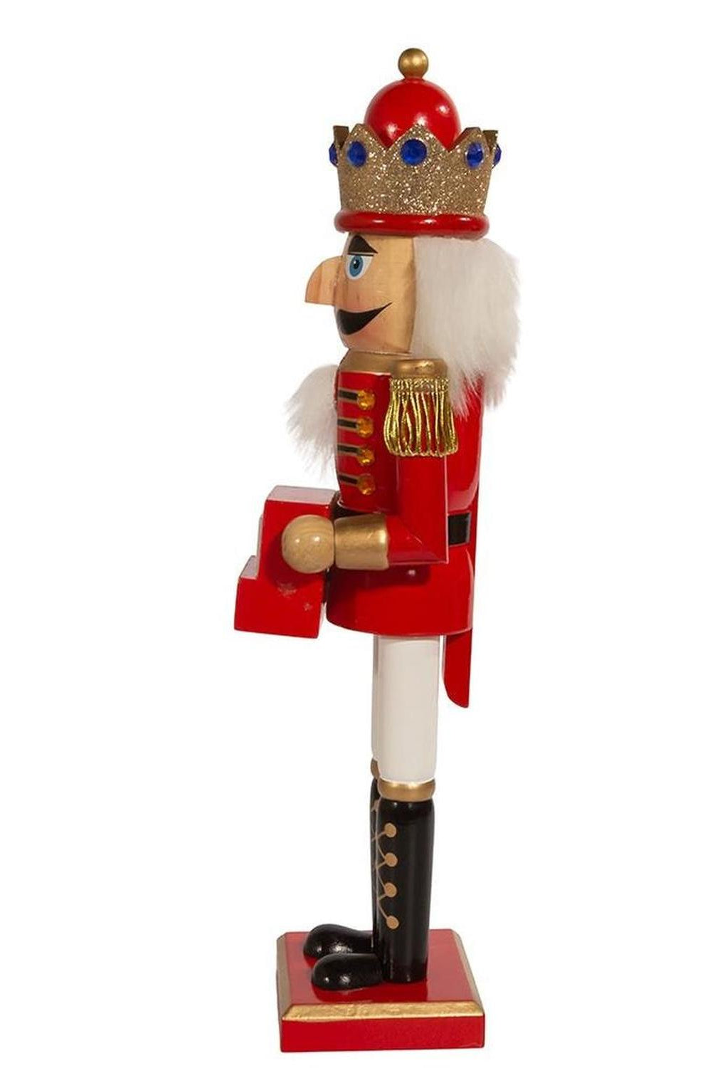 Kurt Adler 15-Inch Red King Nutcracker with Calendar
