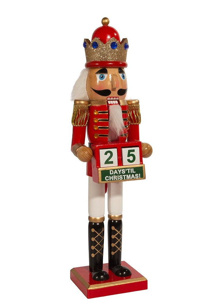 Shop For Kurt Adler 15 - Inch Red King Nutcracker with Calendar