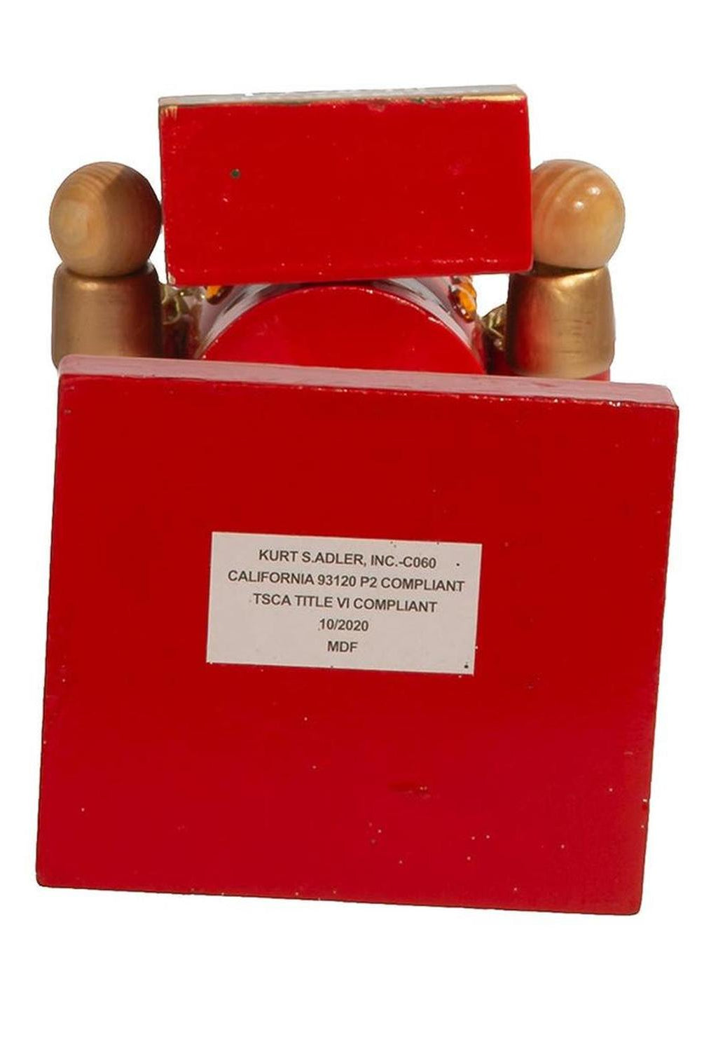 Kurt Adler 15-Inch Red King Nutcracker with Calendar