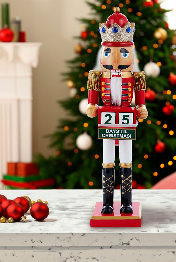 Shop For Kurt Adler 15 - Inch Red King Nutcracker with Calendar