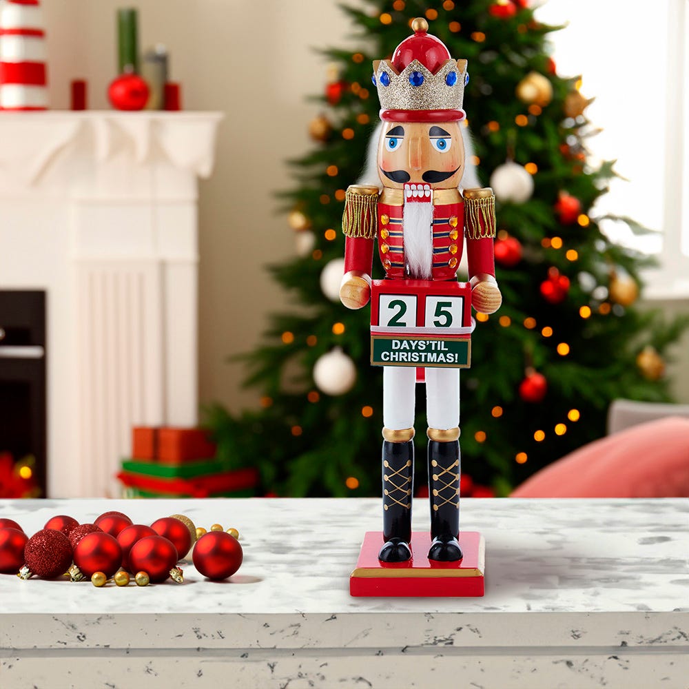 Shop For Kurt Adler 15 - Inch Red King Nutcracker with Calendar